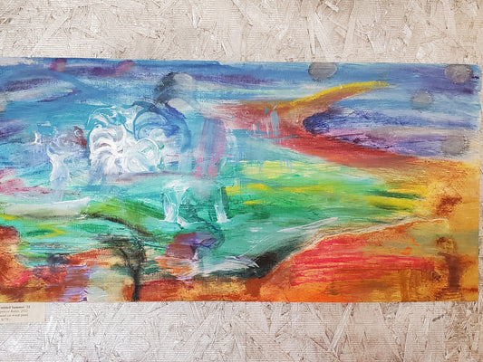 "Untitled Summer '22" by Spencer Rubin. 11"x24".